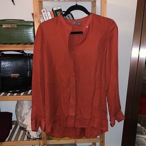 VINCE SILK BLOUSE size 4